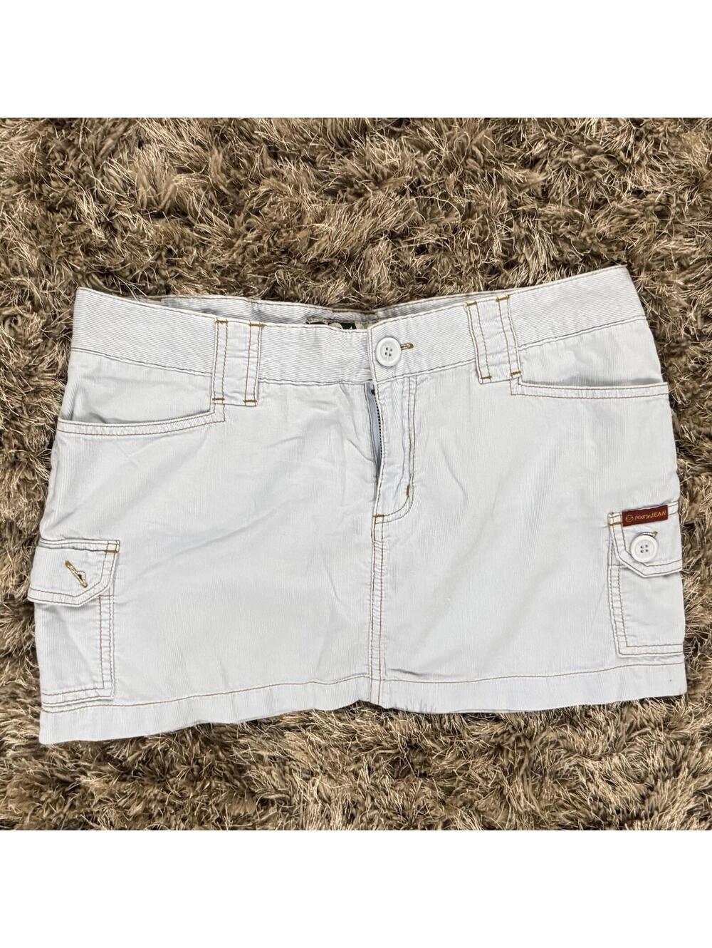 Roxy light blue Cargo Mini Skirt Size 9